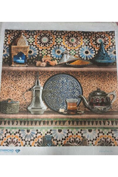 DERYA DESİNG ART ورق ديكوباج بلون نحاسي - DMND94، 30x30 سم