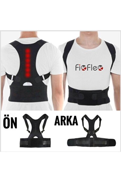 FİXFLEX Mıknatıslı Manyetik Kamburluk Önleyici Kemerli Dik Duruş Korsesi Std Jetsepet