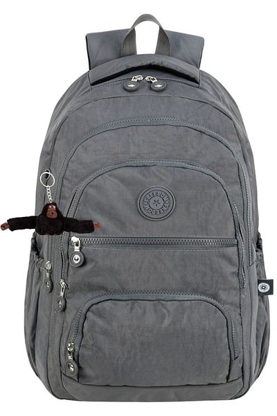 GP GUES POLO Waterproof Crinkle School Bag - Luxury and Multi-Pocket, Monkey Keychain Gift
