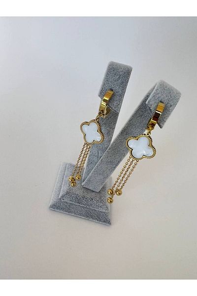 MelikeSteel 316L Stainless Steel Model Dangle Steel Earrings