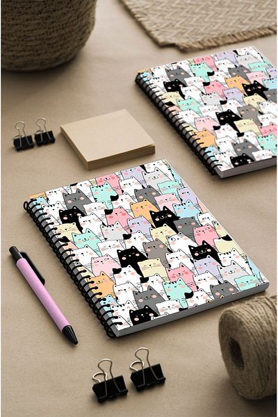kutuTR 15x21 Vip Modelist Notebook - Wooden MDF Cover, 100 Sheets Checkered, 80gr/m2 K509