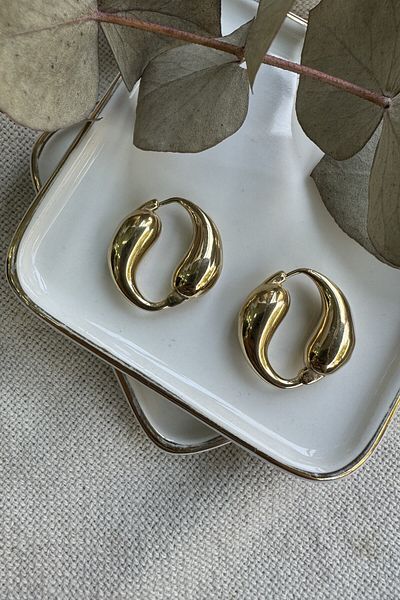 fuya design Steel Balance Earrings