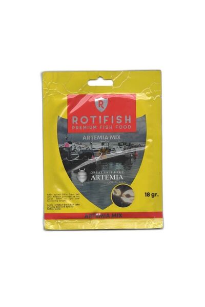 Muhtelif Rotifish Artemia Mix Kurutulmuş Canlı Balık Yemi 18gr