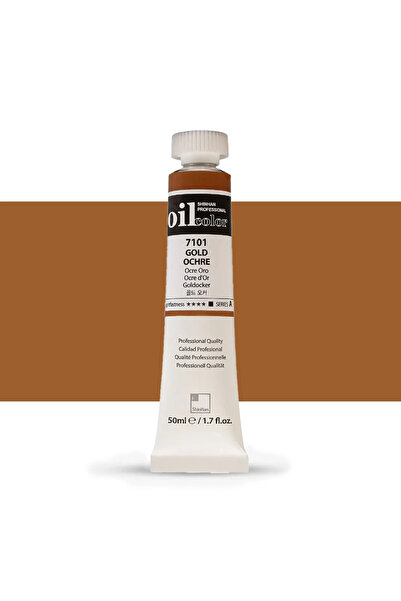Shinhan Art Yağlı Boya Profesyonel Gold Ochre(7101) 50ml Tüp (Seri A)