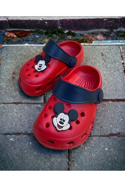 Hızlı Al Boy's Slippers - MICEY MOUSE PATTERNED