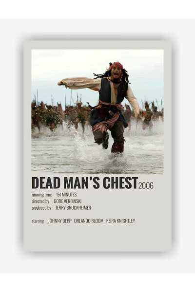 fırsatlar diyarı Pirates of the Caribbean: Dead Man's Chest Film Duvar Poster...