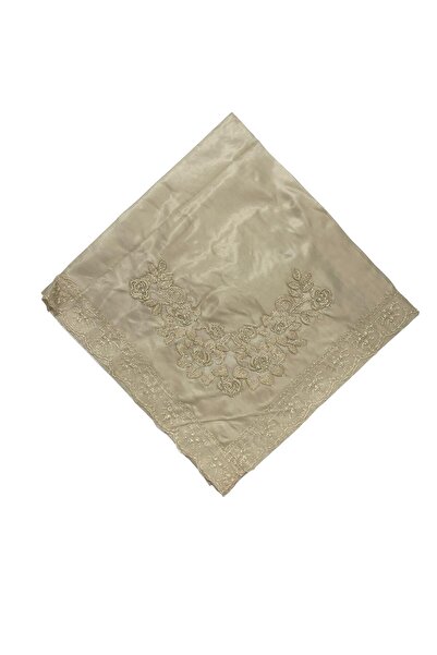 CENGİZ ÇEYİZ Güpürlü 90x90 Lüxs Saten Bohça 834
