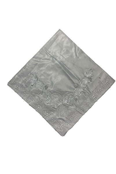 CENGİZ ÇEYİZ Güpürlü 90x90 Lüxs Saten Bohça 837