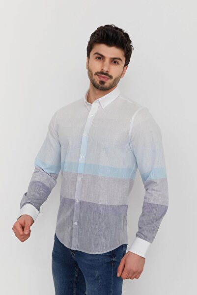 Cazador 23yceed02051 Men's Oxford Long Sleeve Shirt