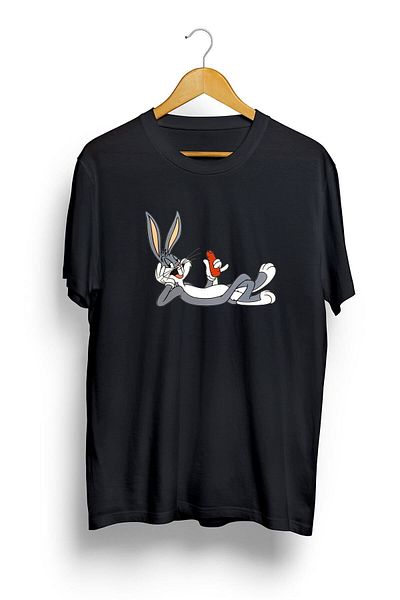 Jozia Μπλουζάκι Tom&Jerry με στάμπα Unisex Λευκό Oversize