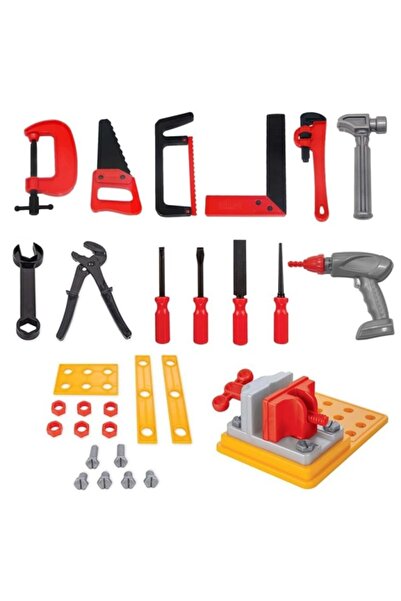 PİLSAN Aksesuarlı Alet Çantası 34 Parça Oyuncak Akıds