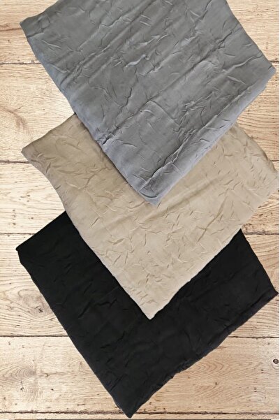 Huzurlu İpek BAMBU KRAŞ  ŞAL 3'LÜ SET