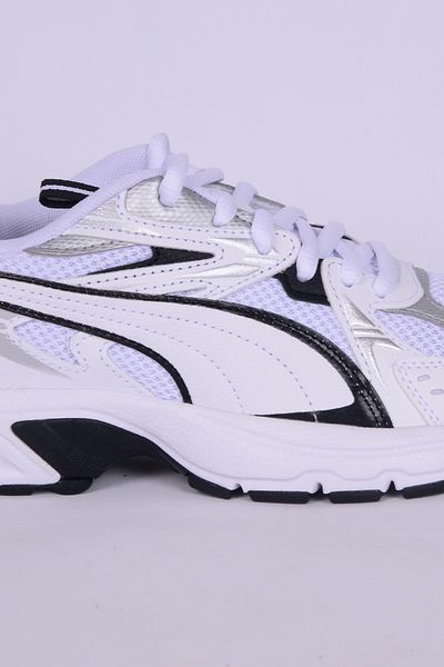Puma 392322 -01 Milenio Tech Unisex Sports Shoes - Ευέλικτη, Άνετη Σόλα, Διχτυωτό Λευκό