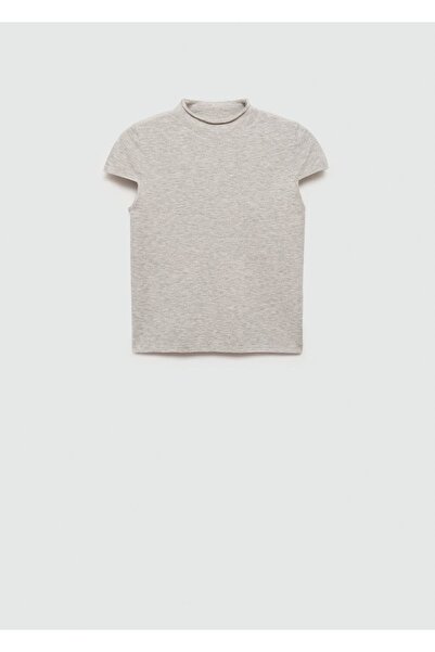 MANGO Woman Short-Sleeved Knitwear T-Shirt