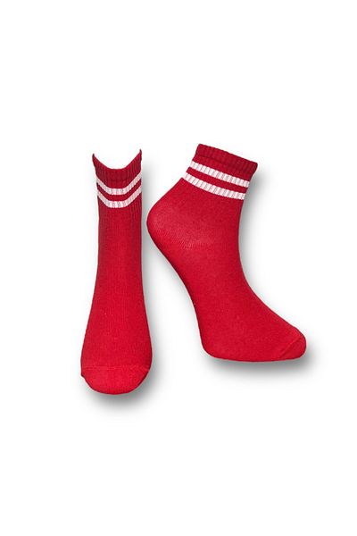 Mevo Unisex 3-Piece Striped Socks Set