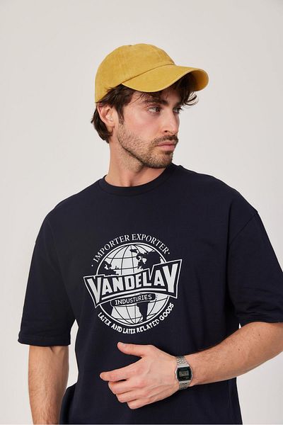 NOMARC Μπλουζάκι Vandelay με στάμπα Navy Blue