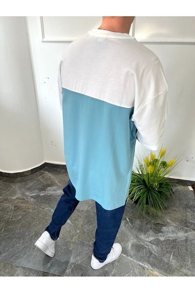 NOMARC Tricou albastru 2 culori