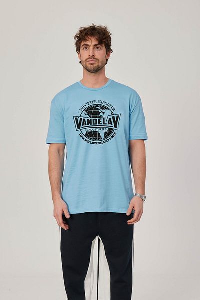 NOMARC Tricou cu imprimeu Vandelay albastru