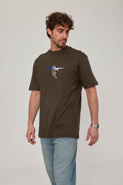 NOMARC Μπλουζάκι με στάμπα Khaki Angel