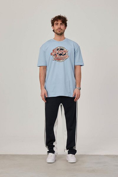 NOMARC Baby Blue Johnny Verado εμπριμέ μπλουζάκι