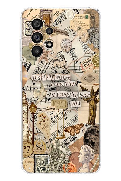 moonset Samsung Galaxy A52 Uyumlu Wishes Came True Tasarımlı Baskılı Şeffaf T...