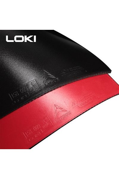 LOKİ Arthur Dimond Max Red Table Tennis Racket Rubber