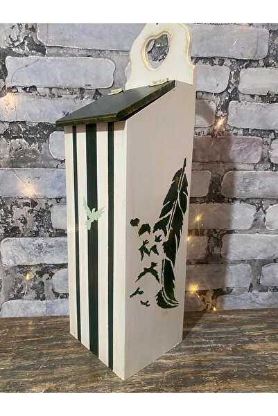 BOYAKAD AHŞAP KAPAKLI POŞETLİK BİBLO HEYKEL DEKORASYON OBJE EV TASARIMI