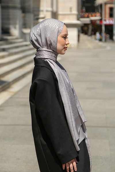 Hint İpek Jakav12-20 Model Jacquard Shawl