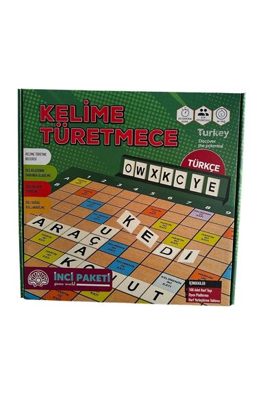 EA Ahşap Kelime Üretme Türetme Oyunu