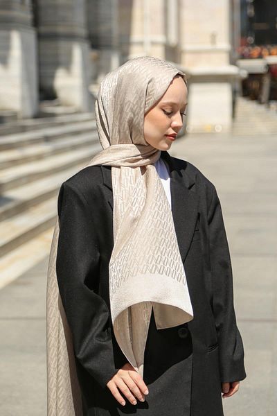 Hint İpek Jakav12-18 Jacquard Shawl