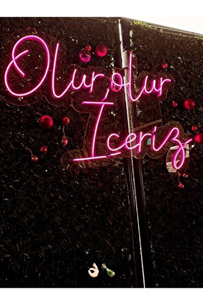 Neon Olur Olur İçeriz Neon Tabela Meyhane Rakı neon aydınlatma neon tabela