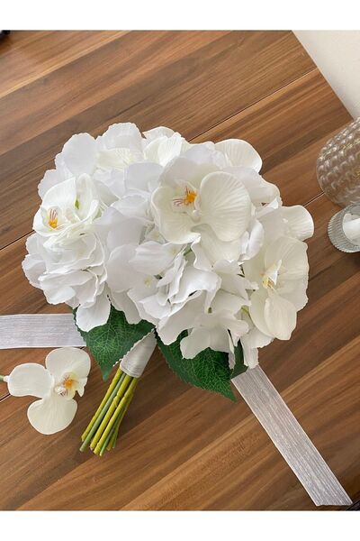Anemon dizayn Orkide Ortanca Gelin Çiçeği