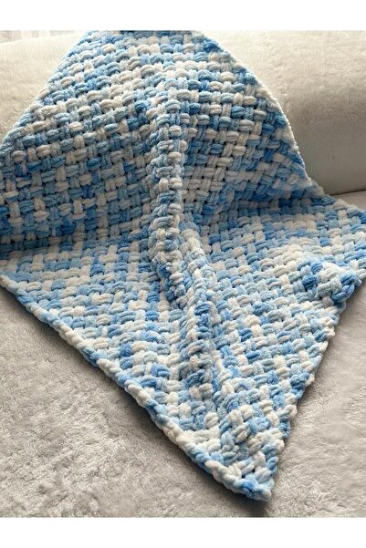 Alize Puffy El Örgüsü Bebek Battaniyesi