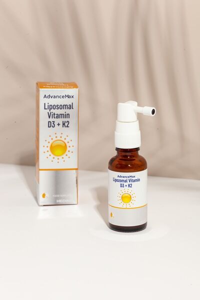 AdvanceMax Lipozomal D3 K2 Sprey 1000 Iu 30ml