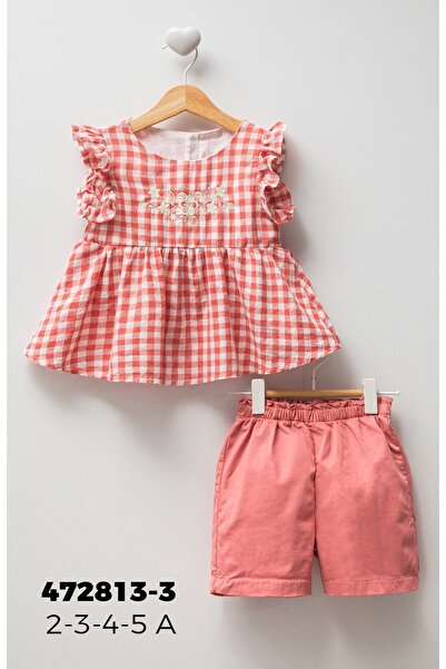 Cassiope KETEN ELBİSE ŞORT İKİLİ TAKIM ÇİÇEK DESENLİ