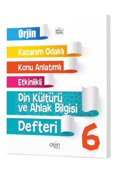 Gama Yayınları Orjin 6.sınıf Din Kültürü Ve Ahlak Bilgisi Akıllı Defter