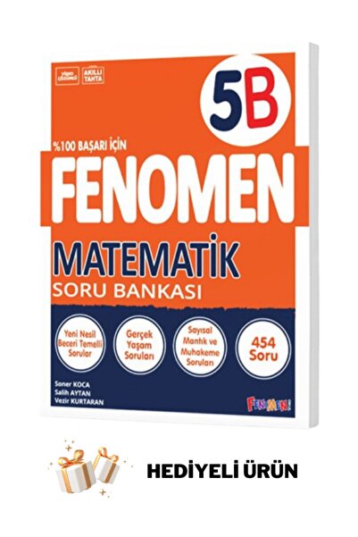 Gama Yayınları FENOMEN 5.SINIF MATEMATİK B SORU BANKASI