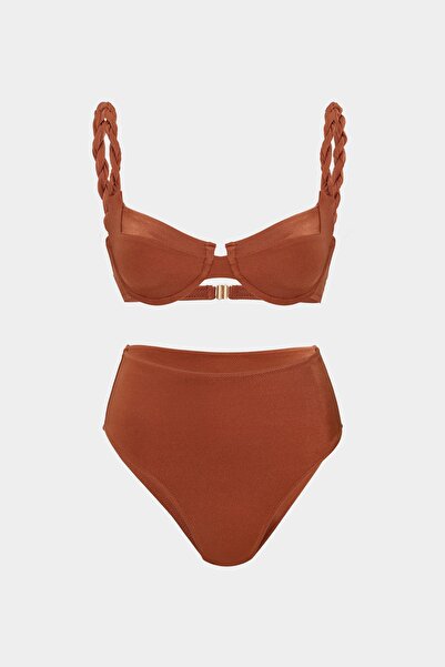 Açelya Okcu Premium FRIGG Fit Kadın Yüksek Bel Bikini Altı