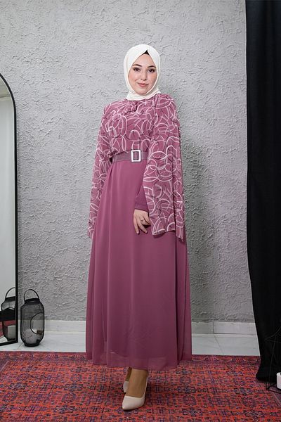 Mec Fashion Patterned New Season Hijab Dress