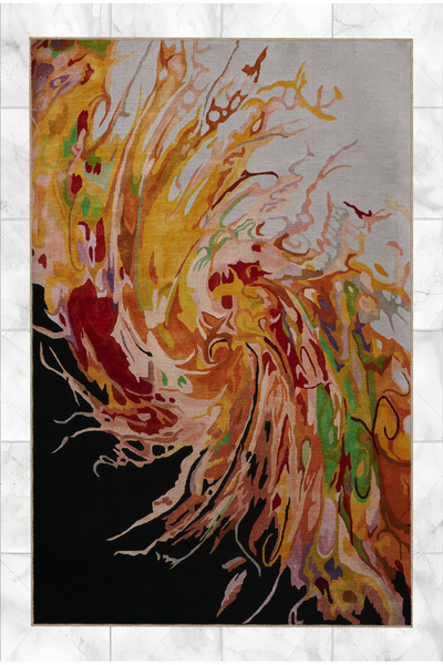 Rugs Modern Halı Πολύχρωμο Αφηρημένο Δημιουργικό Μοντέρνο Διακοσμητικό Χαλί μ...
