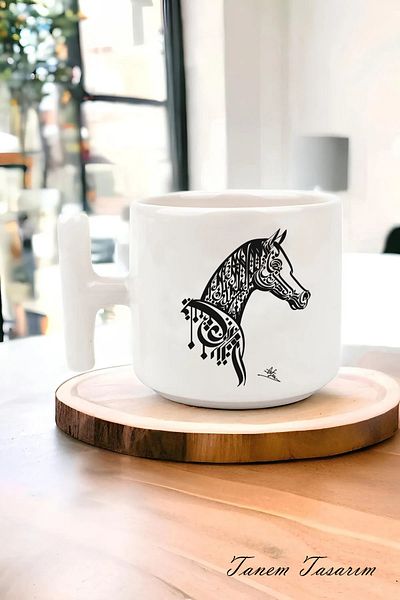 Tanem Tasarım Muslim Islamic Art Arab Design T Mug Cup
