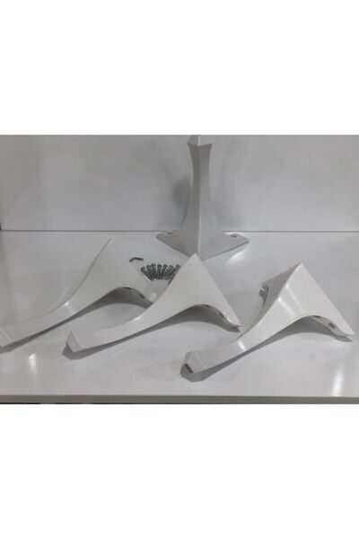 Genel Markalar 4'lü Lükens 28 cm Dekoratif Sehpa Puf Komidin Ayağı