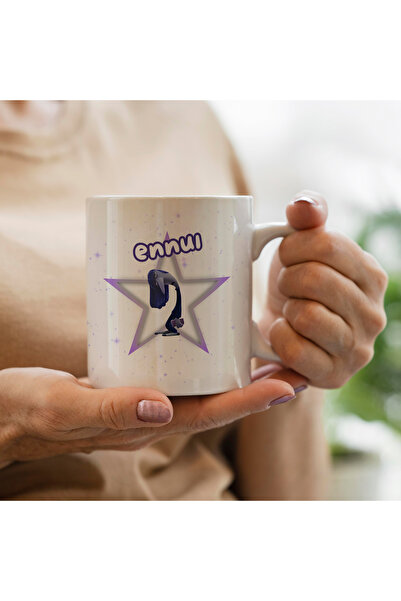 HobiShop Ters yüz - Ennuı baskılı kupa bardak