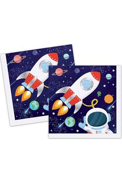 BalonEvi Χάρτινος χαρτοπετσέτα με θέμα Cosmic Galaxy Space 16 τεμαχίων