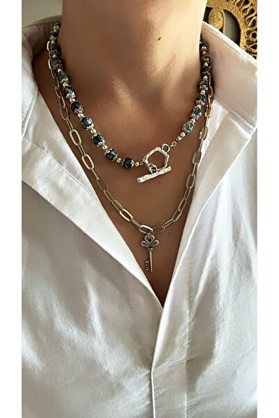 by özllem El yapımı Tasarım Cam boncuk Ladies Kolye