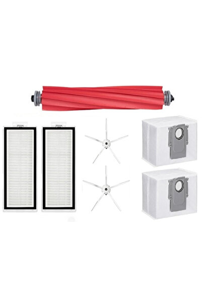 Ozemtek Συμβατό με Roborock Q7 Max Q7 Max Plus Ανταλλακτικό σετ σακούλας σκόνης, βούρτσας, φίλτρου Hepa-7 τεμάχια