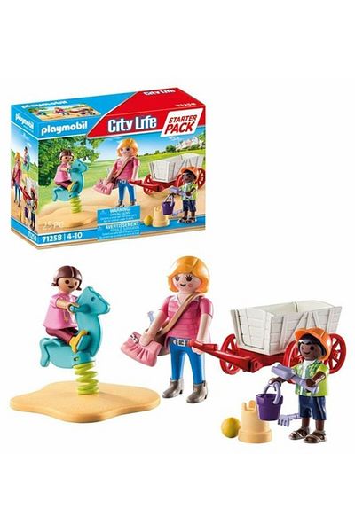 Playmobil حزمة المبتدئين موديل 71258 - مجموعة العناية النهارية
