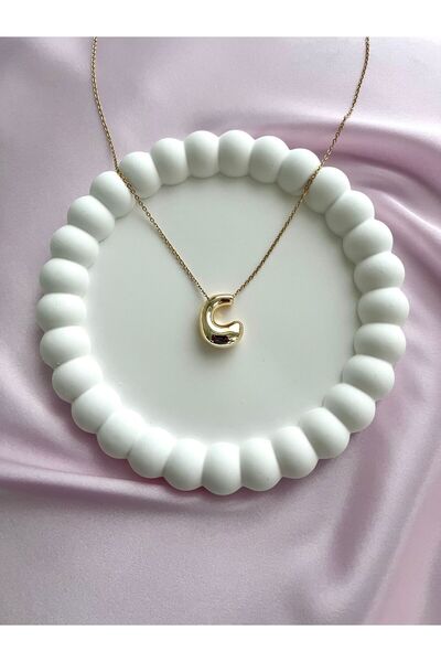 Alexis Carrel AsymmetriC Letter Women's NeCklaCe - Letter C