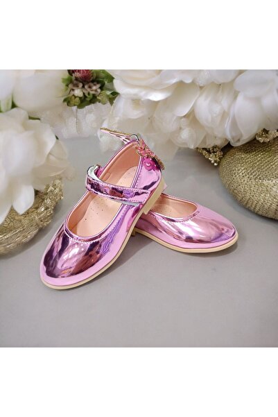 PATİK BEBE KIZ ÇOCUK PEMBE KELEBEK FİGÜRLÜ ORTOPEDİK BABET