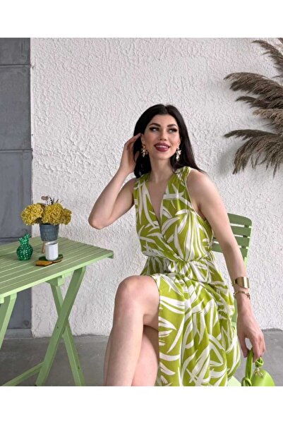 ELSFASHİON Viskon kumaş elbise